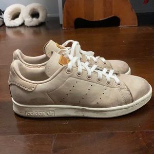 Adidas Nude Suede Sneakers
